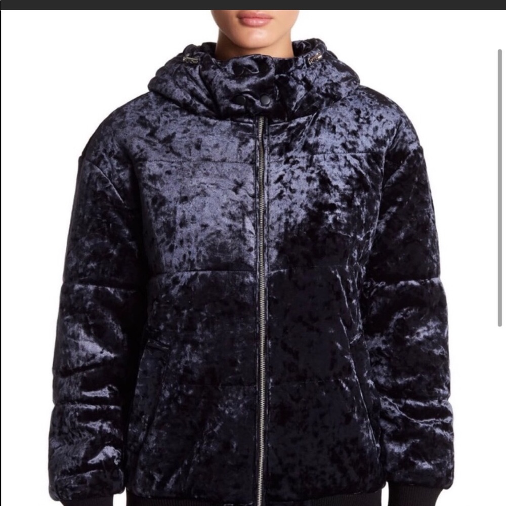 ABOUND BLUE VELVET JACKET SIZE L